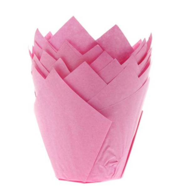 Cupcakes Backförmchen 36 Stück - Tulip Pink - House of Marie